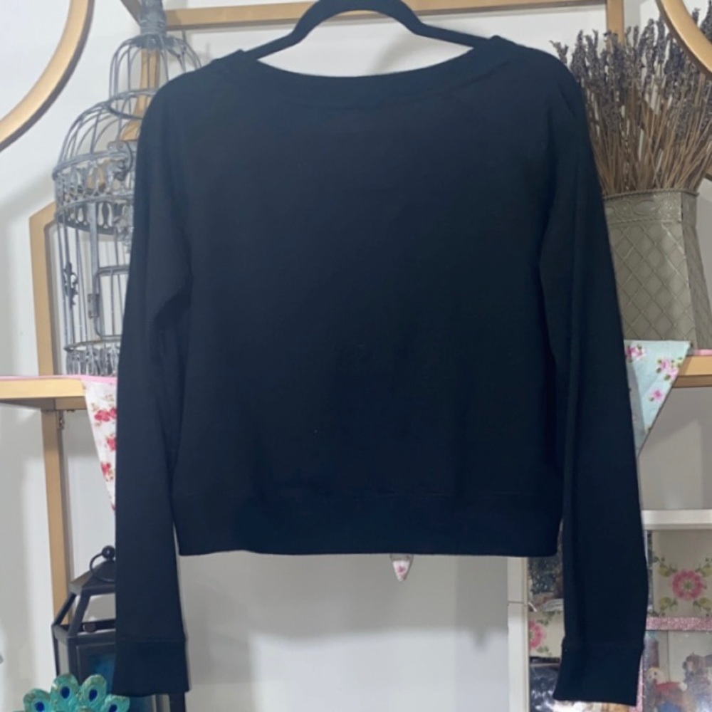 KISS Band Ombré GLITTER Cropped Sweater Sweatshirt Retro Winter Fall Trendy - Picture 3 of 3